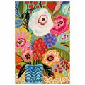 Empire Art Direct 48 x 32 in. Fresh Flowers in Vase II Colorful Frameless Tempered Glass Panel Contemporary Wall Art TMP-126003-4832